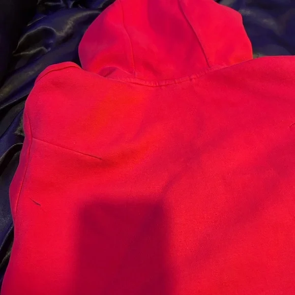 Nike Red Zip-Up Hoodie